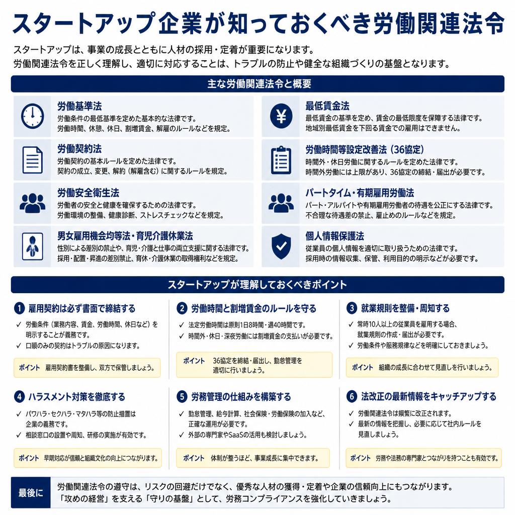 4. 労務トラブルを防ぐための法律知識